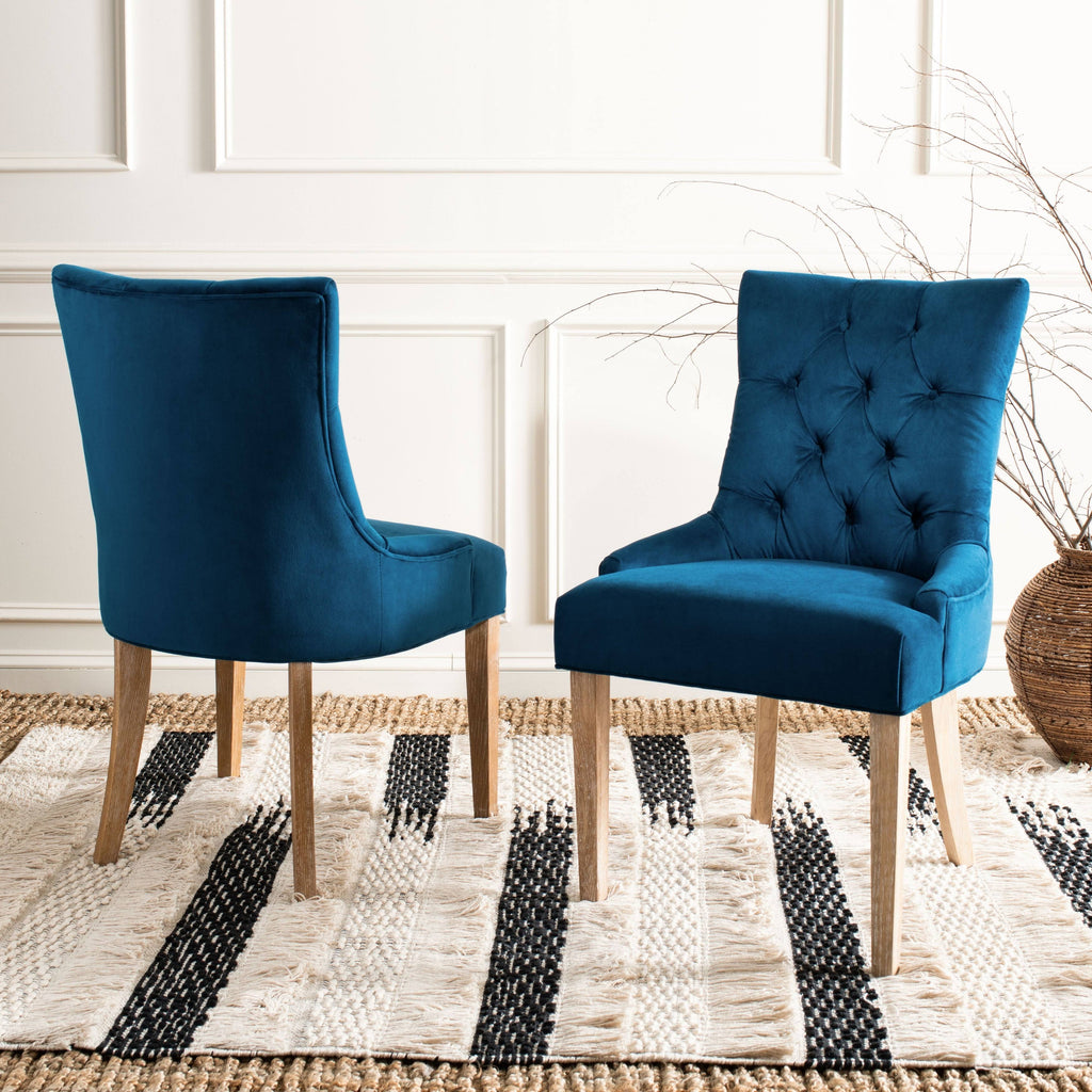 Blue Set of 2 Side Chairs S4420