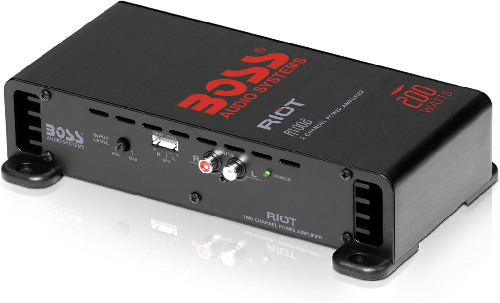 1200 High Output 2 Channel Class A/B Car Audio Stereo Amplifier O882209