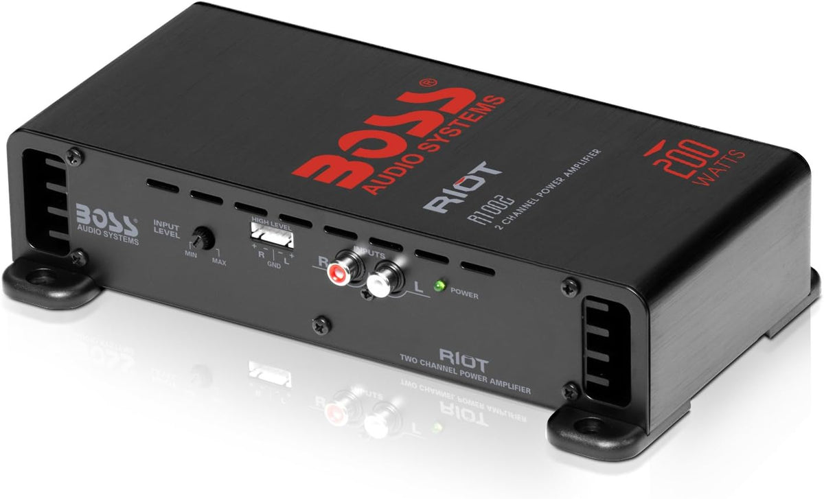 1200 High Output 2 Channel Class A/B Car Audio Stereo Amplifier O882209