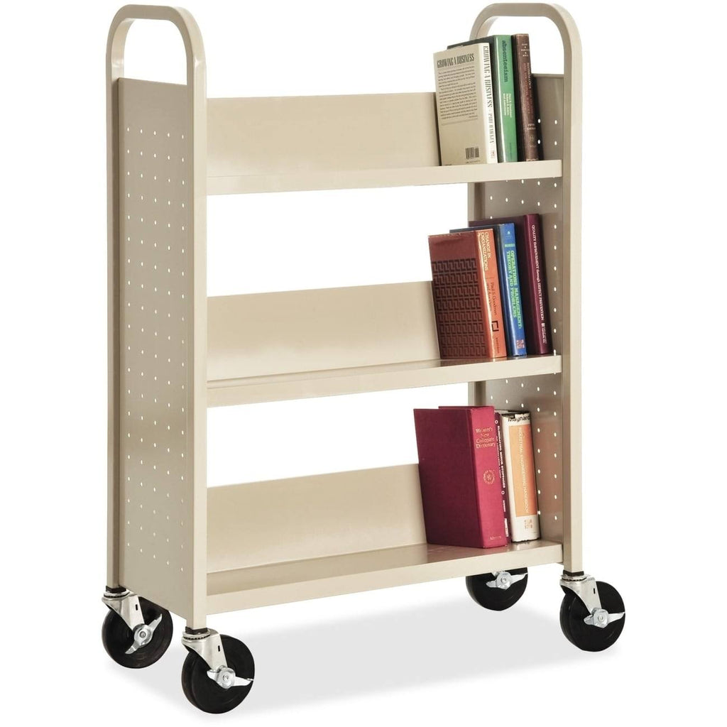Single Sided Book Cart L4068