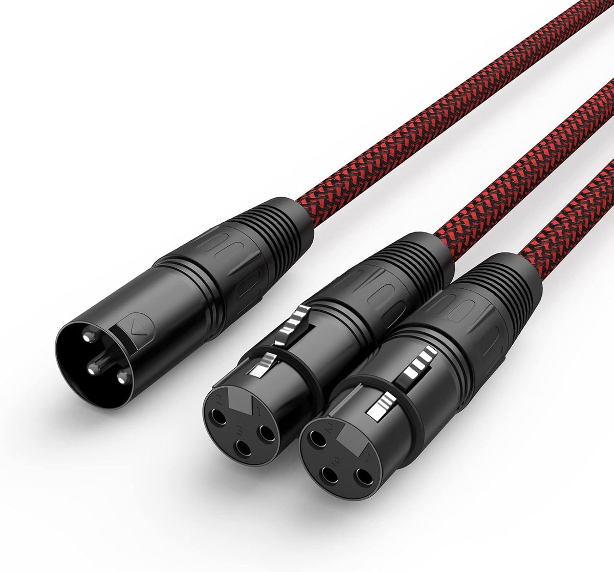 6ft Braided XLR Microphone Cable 10Pack B467890