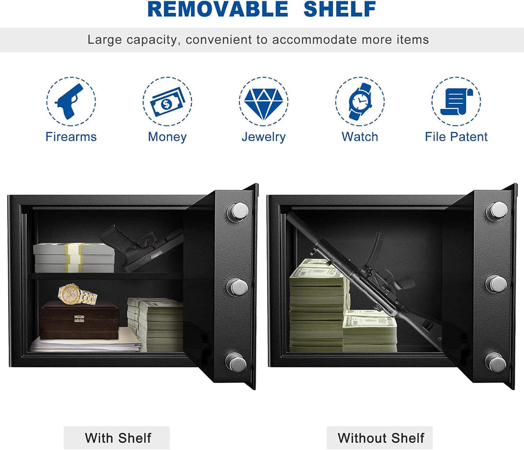 Small Steel Safe Box with LCD Digital Screen Y916193