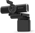 4-Megapixel USB Webcam with Microphone & Privacy Cover, Pack of 2 D425848