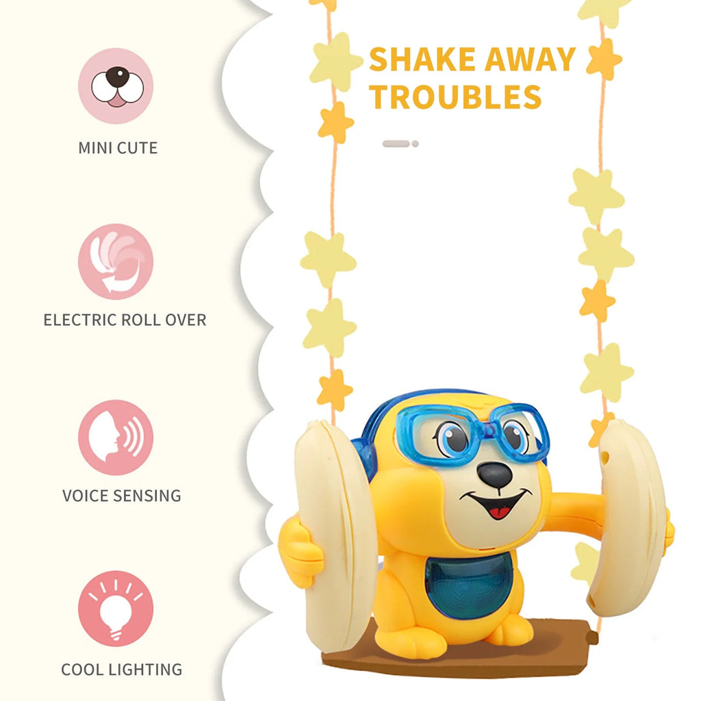 Pink Electric Rolling Monkey Toy K463566