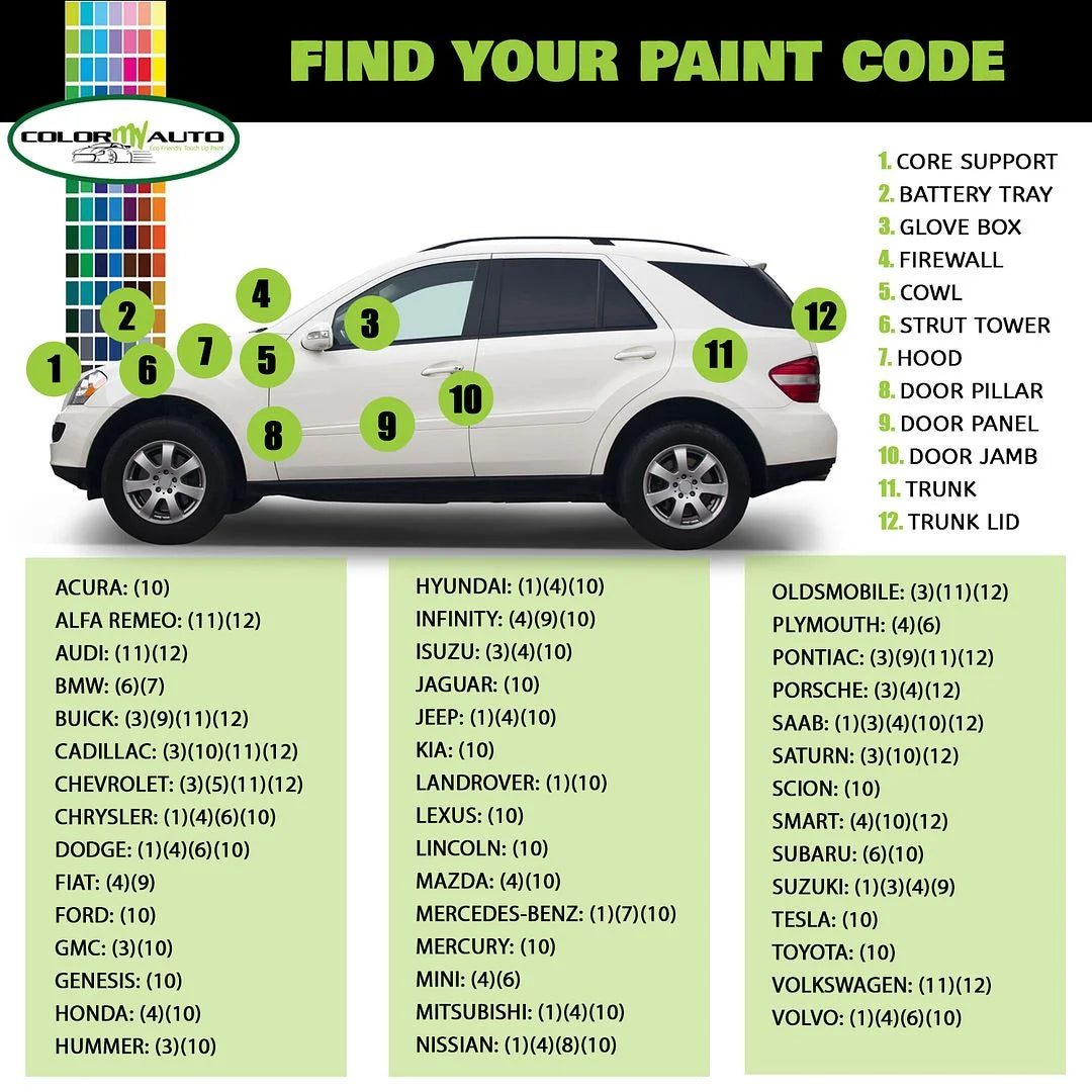 Single Stage Automotive Paint 1 Oz Bottle C363