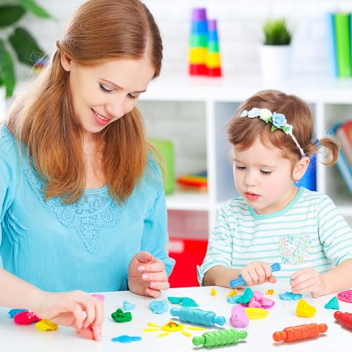 8 Pcs Play Dough Rollers with Plastic Handles P676
