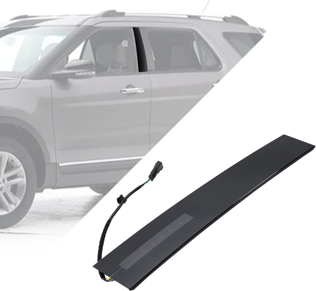 B Pillar Molding Trim with Door Entry Keypad, Driver Front Left Outer LH Side B370354