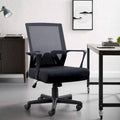 Black Mid Back Mesh Office Chair N7231