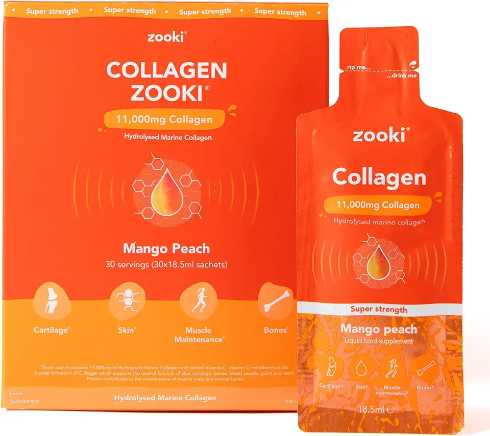 Marine Collagen Liquid Sachets 11,000mg Sugar Free 30 Servings Q803