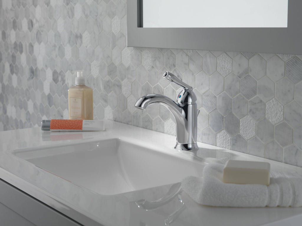 Chrome Single Handle Bathroom Faucet F286