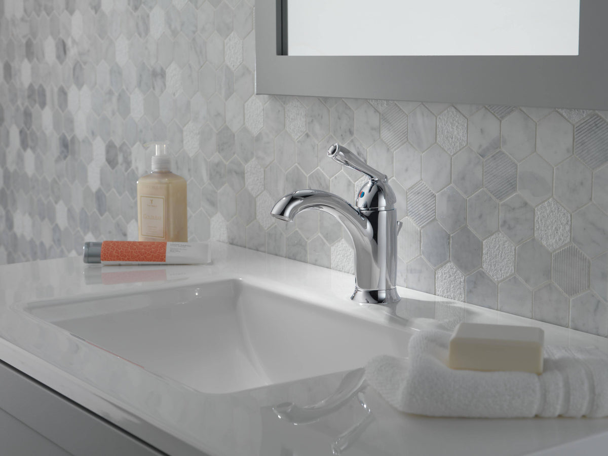 Chrome Single Handle Bathroom Faucet F286
