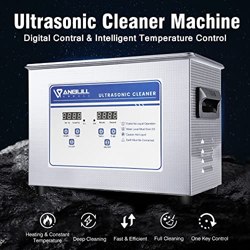 4.5L 180W Ultrasonic Cleaner with 304 Stainless Steel and Digital Timer Q5620