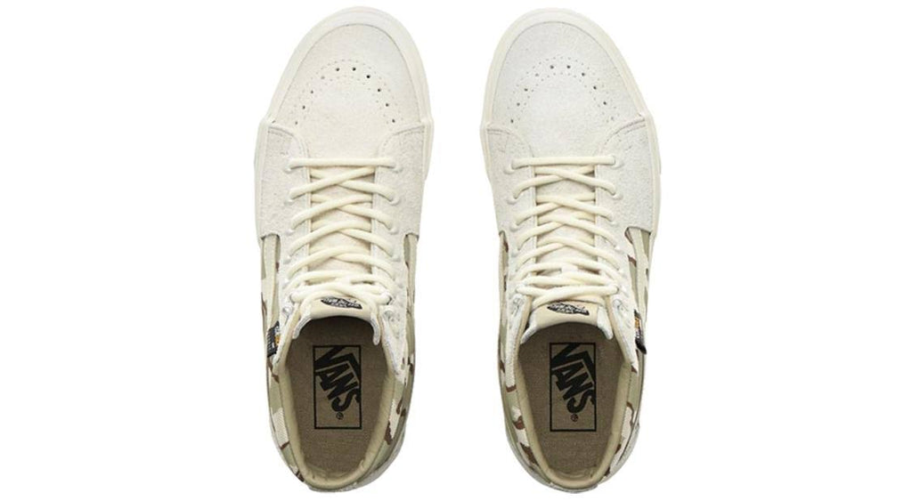 White Asparagus Camo Sk8-Hi Shoes P10844