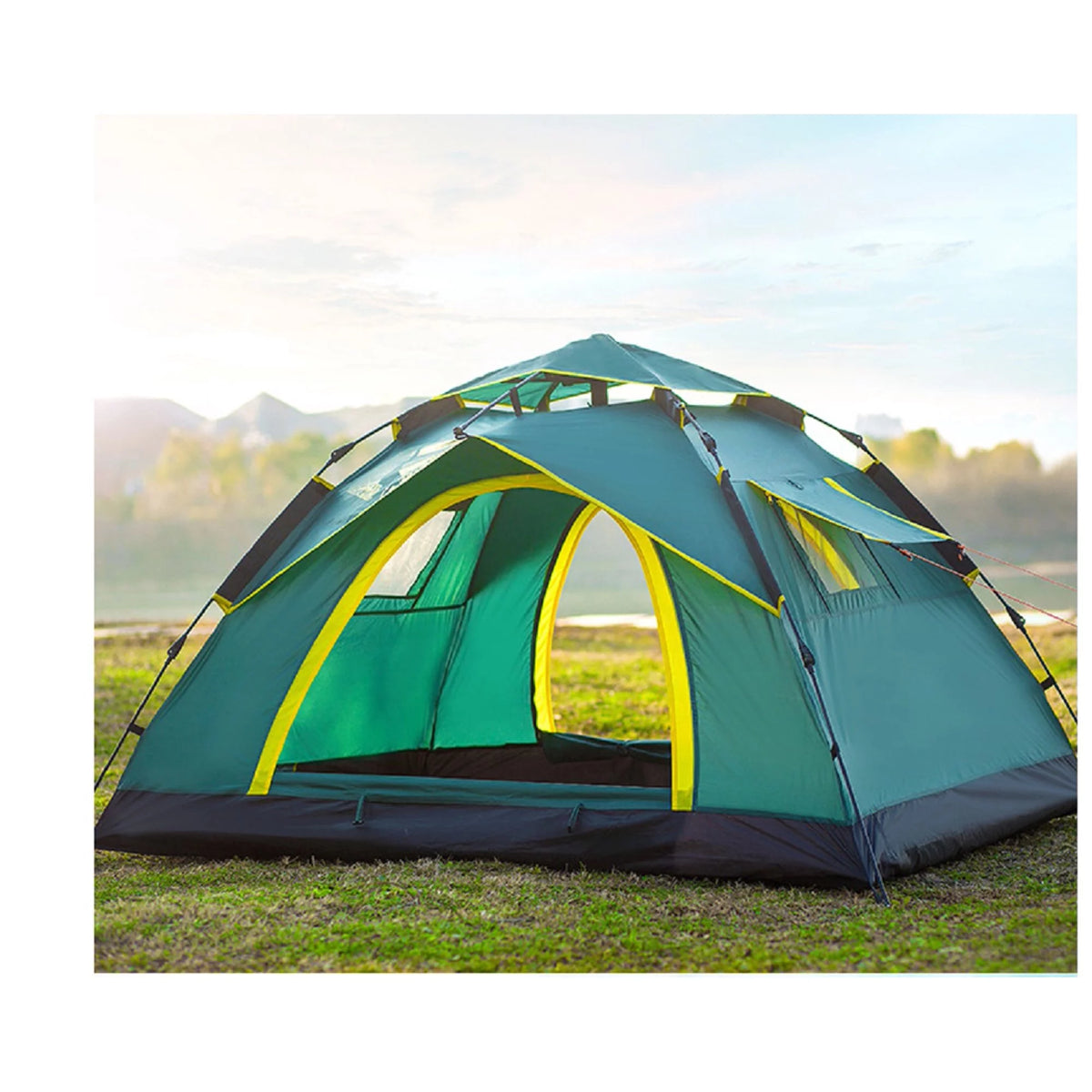 Instant Pop Up Waterproof Windproof Camping Tent B8990