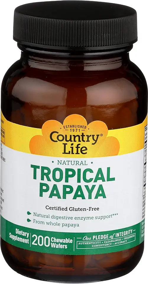Papaya 25 MG Chewable 200 CT N21796