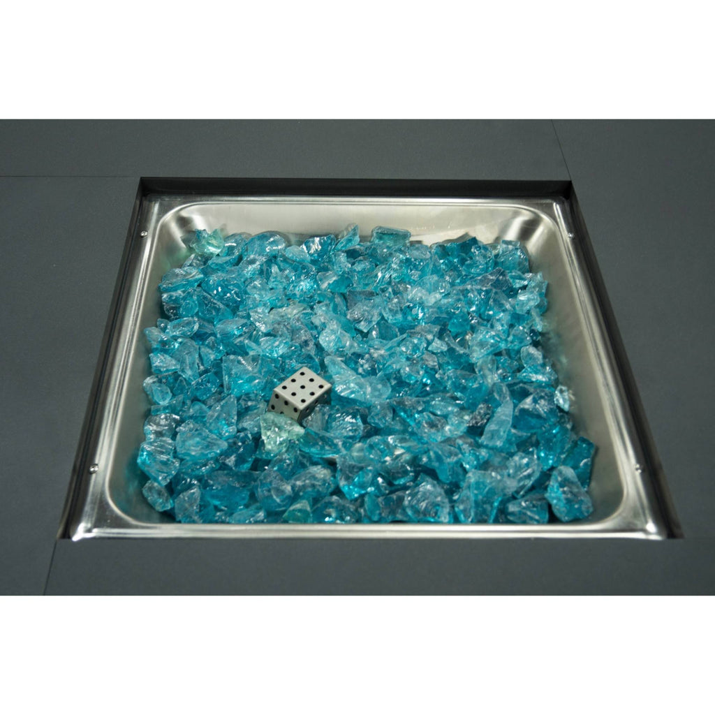 38 in. Square Gas Fire Pit Table W3391