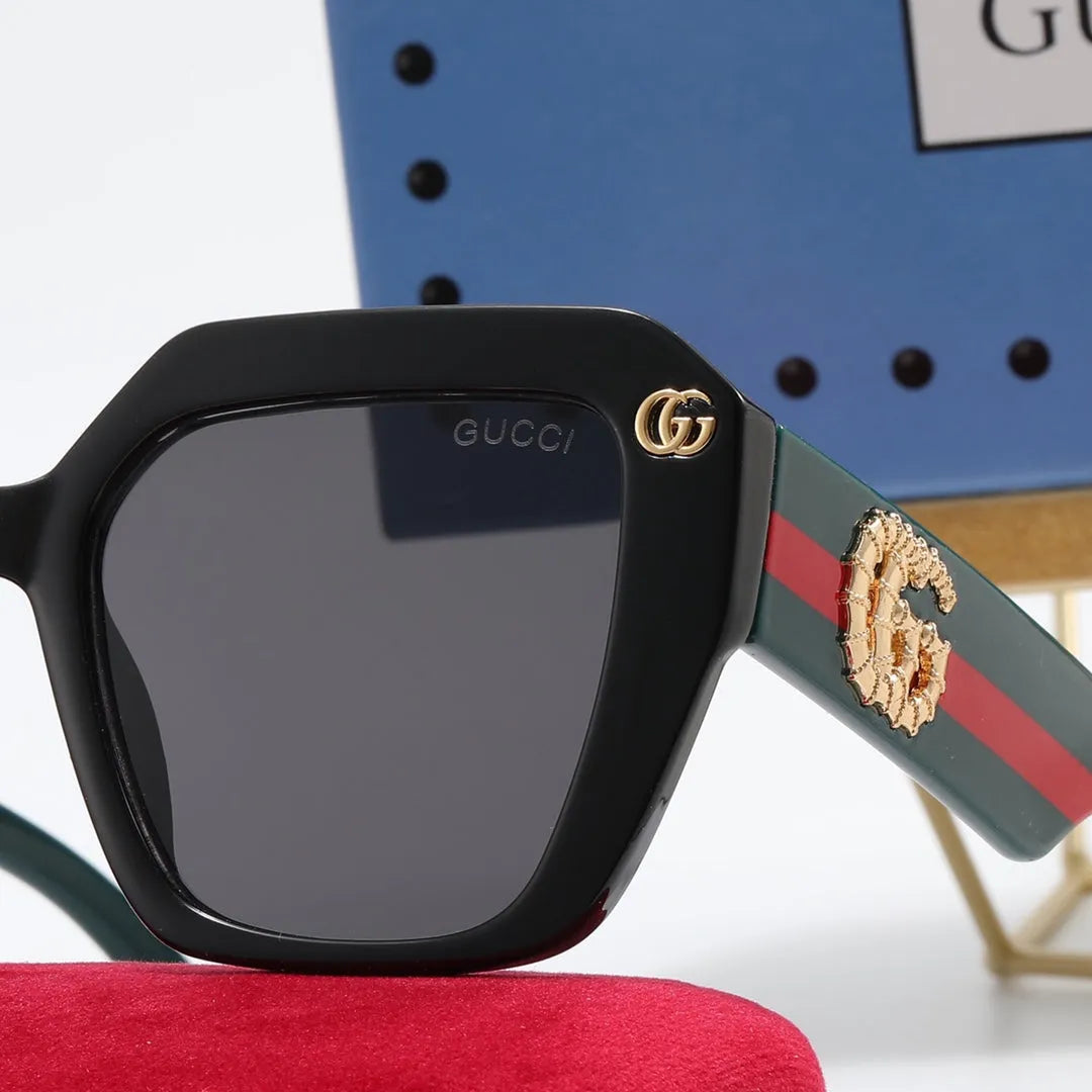 Fashion Striped Frame Sunglasses T474877