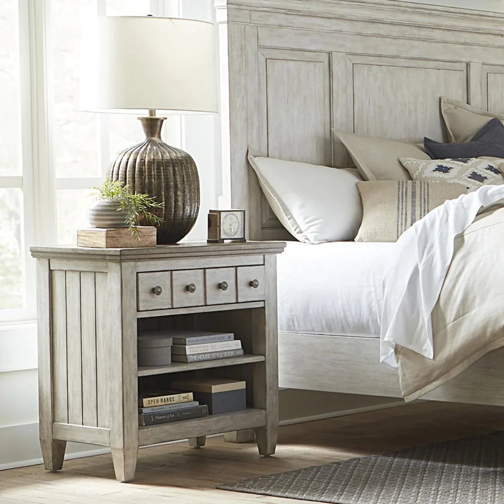 1 Drawer Night Stand with Charging Station F681683