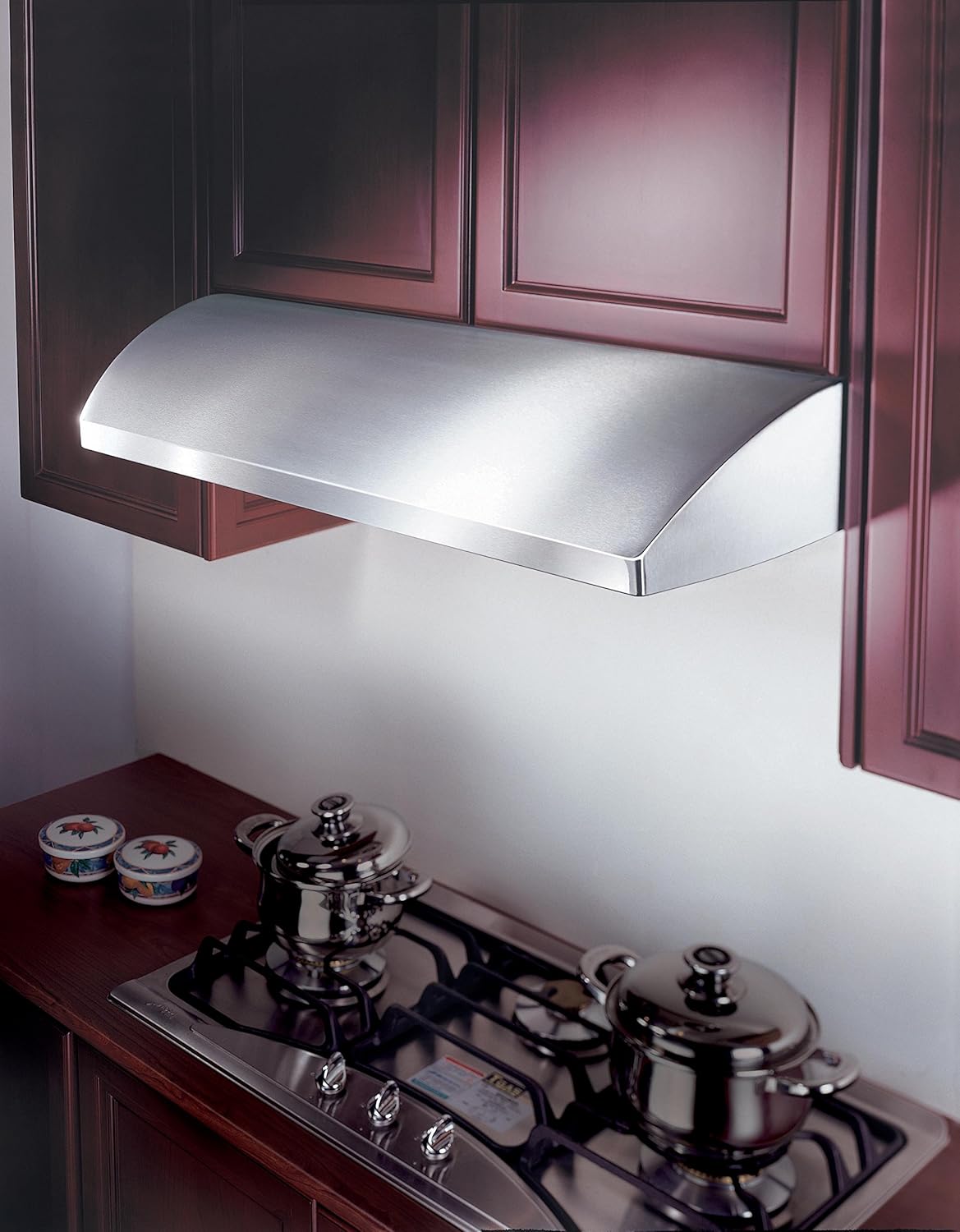 Under Cabinet Range Hood, 3-Speed, 680 CFM, LED Lights, Baffle Filters Q433