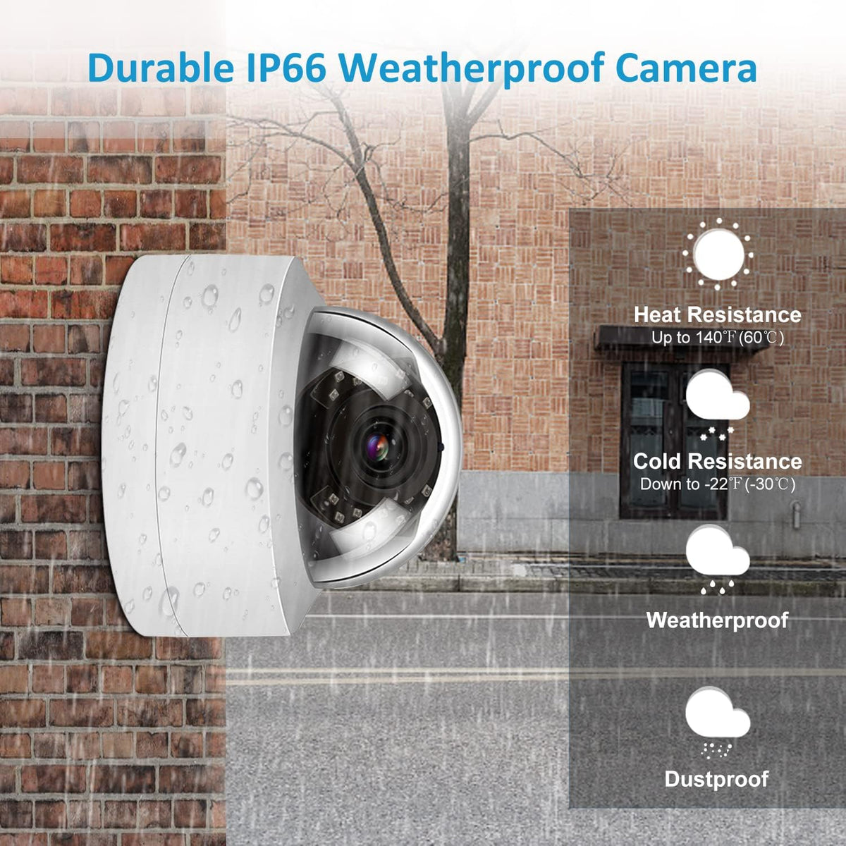 5MP 8 Channel IP PoE Security System with 2TB HDD and 8 Dome Cameras L51439