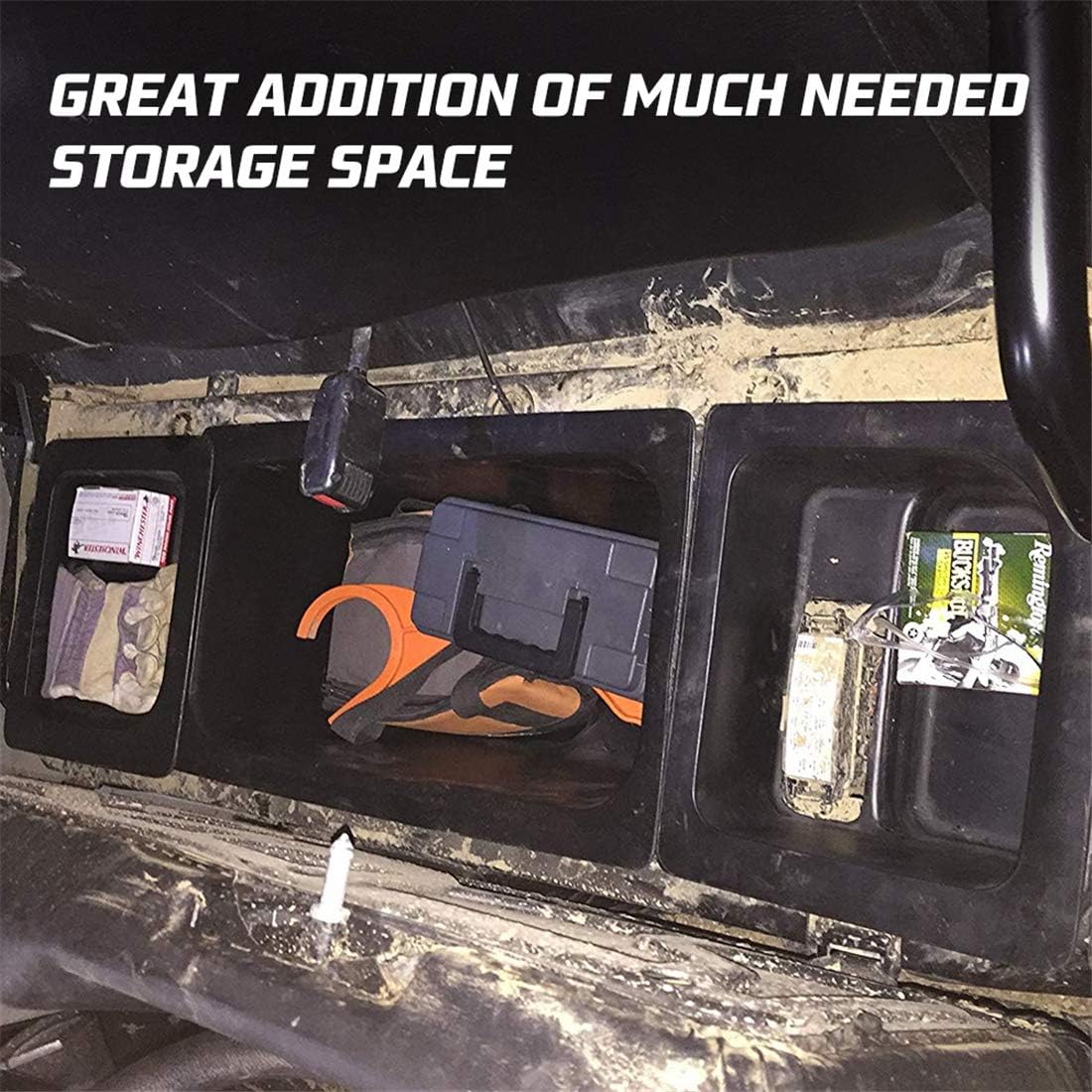 Under Seat Storage Box Bin Set for Polaris Ranger 500/570 Mid-Size R605