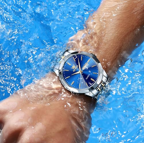 Waterproof Diamond Stainless Steel Analog Quartz Wrist Watch F173
