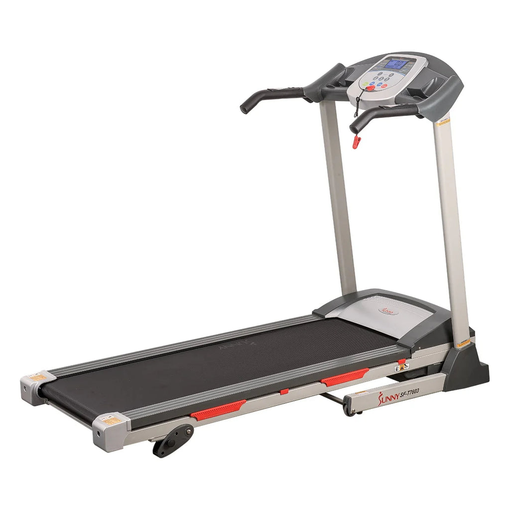 Foldable Electric Treadmill with Manual Incline H659