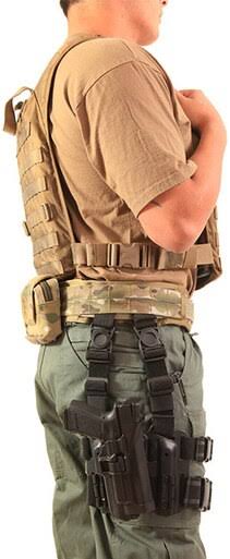 Slim Grip Padded Belt, 46in, Extra Large, Multicam Bk D5949