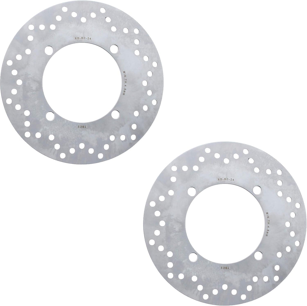 Front and Rear Brake Rotors Discs B6359