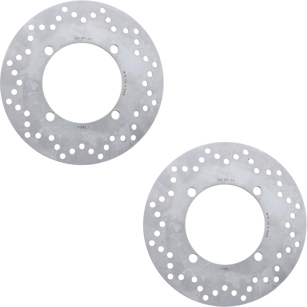 Front and Rear Brake Rotors Discs B6359