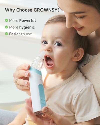 Baby Nasal Aspirator with 3 Soft Silicone Tips Y36891