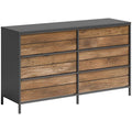 6 Drawers Modern Engineered Wood Dresser in Oak N760