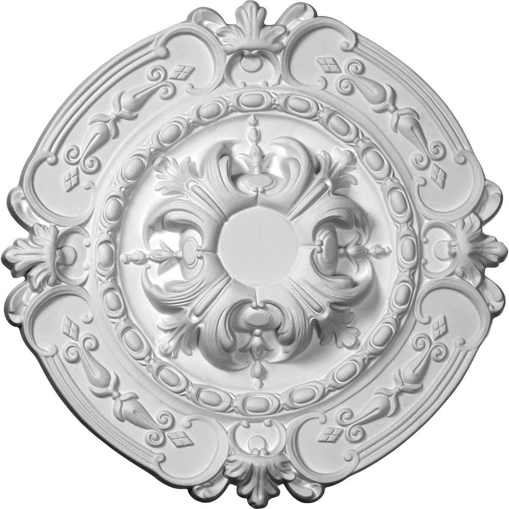16 3/8 inch x 1 3/4 inch Hand-Painted Ceiling Medallion X5632