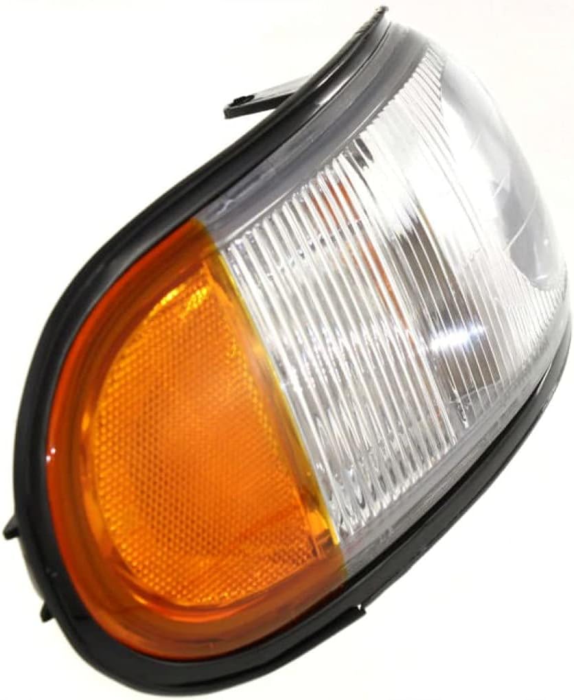 Passenger Side Corner Light for Nissan Quest 1996 1997 1998 Clear Amber Lens Pack of 2 C399