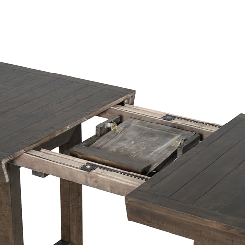 7-Piece Wood Rectangular Dining Table Set with 6 Upholstered Chairs H783327