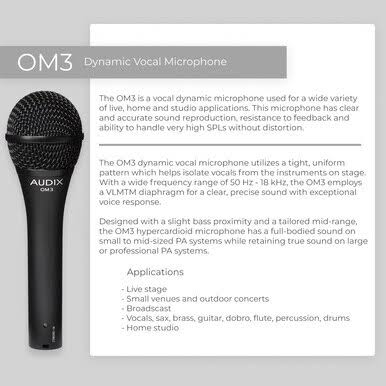 Dynamic Vocal Microphone E594