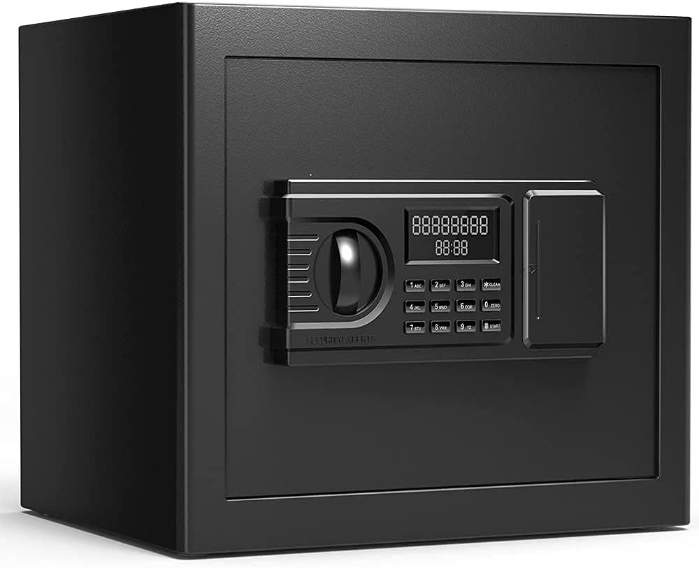 Small Steel Safe Box with LCD Digital Screen Y916193
