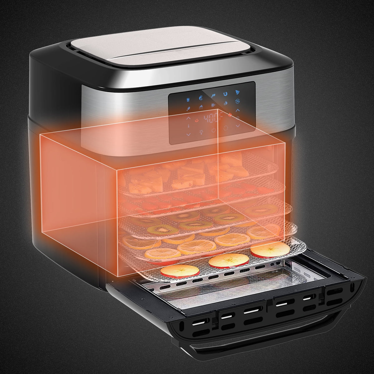 20 Quart 1800W Air Fryer Toaster Oven Y2215