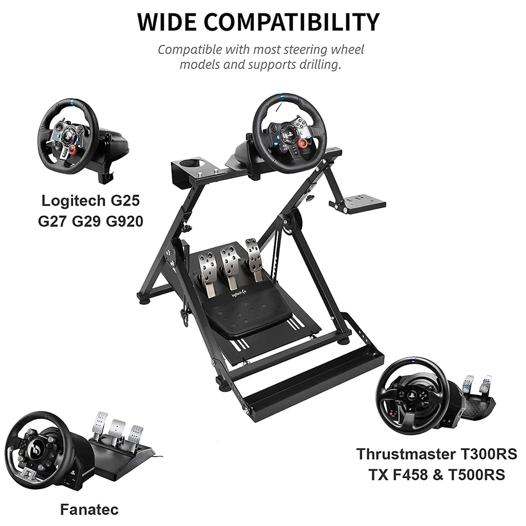Racing Game Steering Wheel Stand J515
