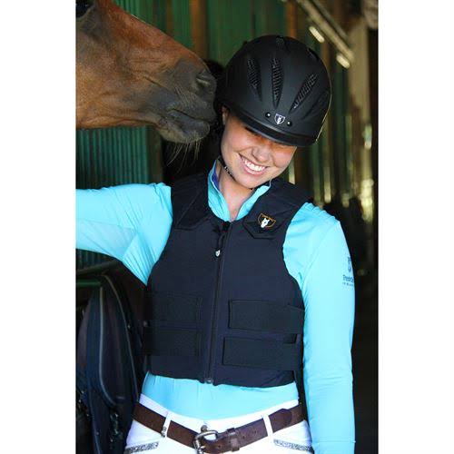Black Adult Protective Horse Riding Vest F613