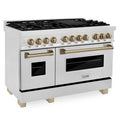 48 in. 7-Burner Double Oven Dual Fuel Range P524