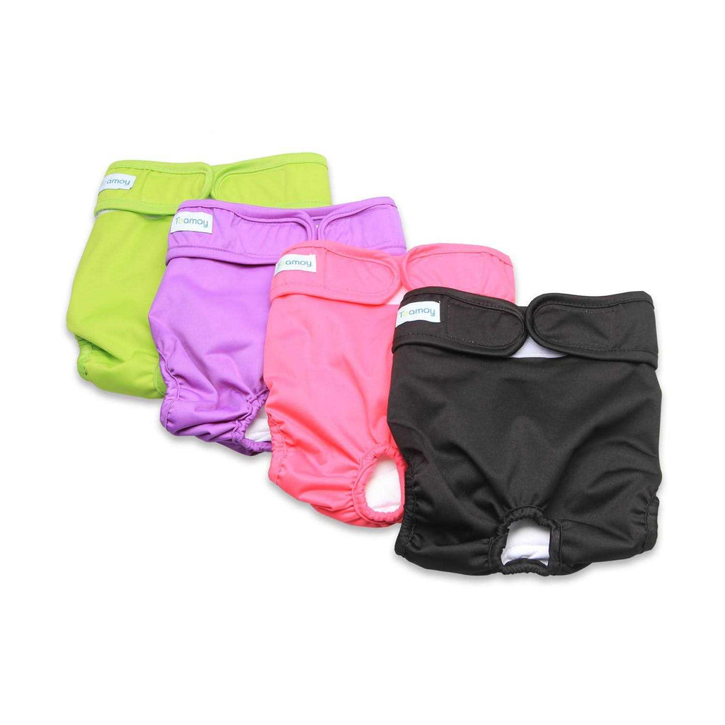 4pcs Washable Female Dog Diapers Q355136