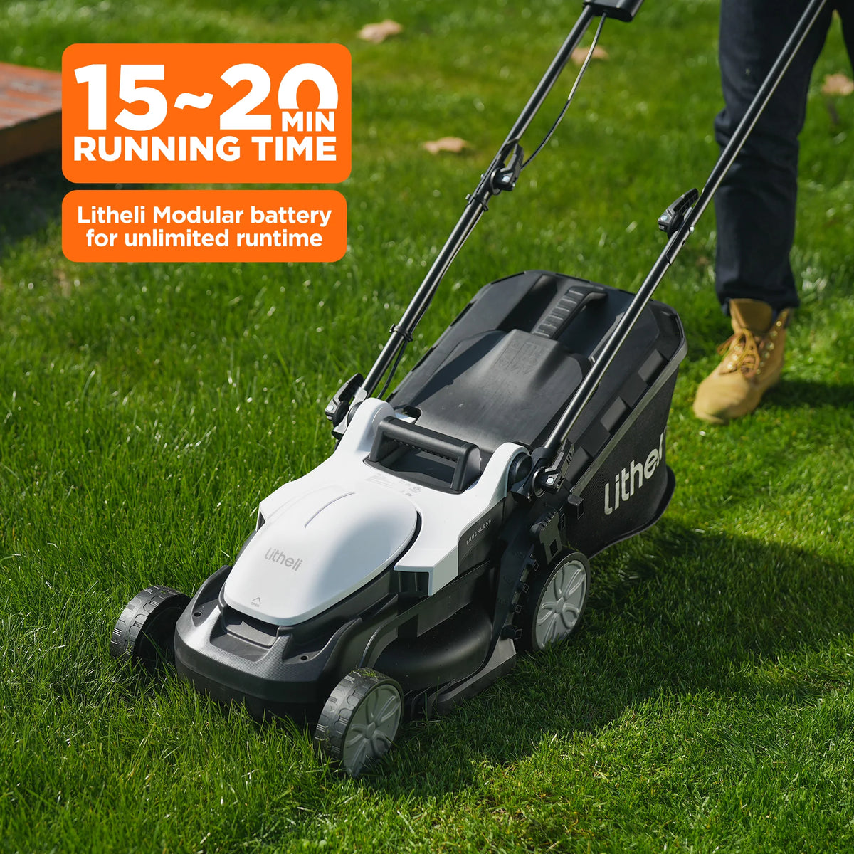 13 Inch Cordless Electric Lawn Mower D2257