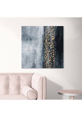 Blue Down The River Abstract Canvas D52210
