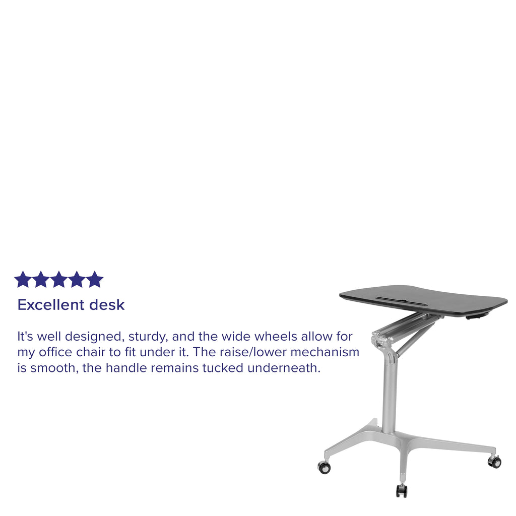 Black Ergonomic Standing Desk Q107
