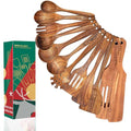 10 Pcs Natural Teak Wooden Kitchen Utensils Set S73587