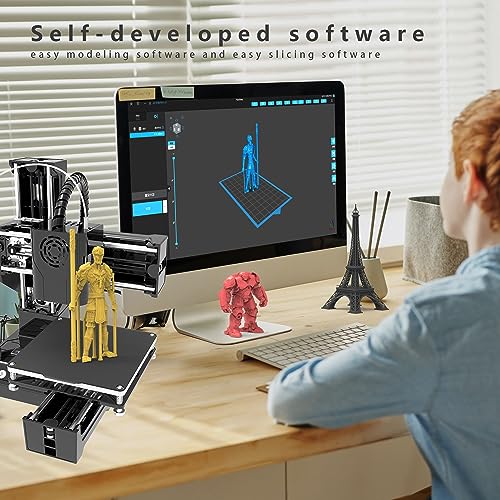 Mini 3D Printer, Entry-Level 3D Printer with High Printing Accuracy D2417
