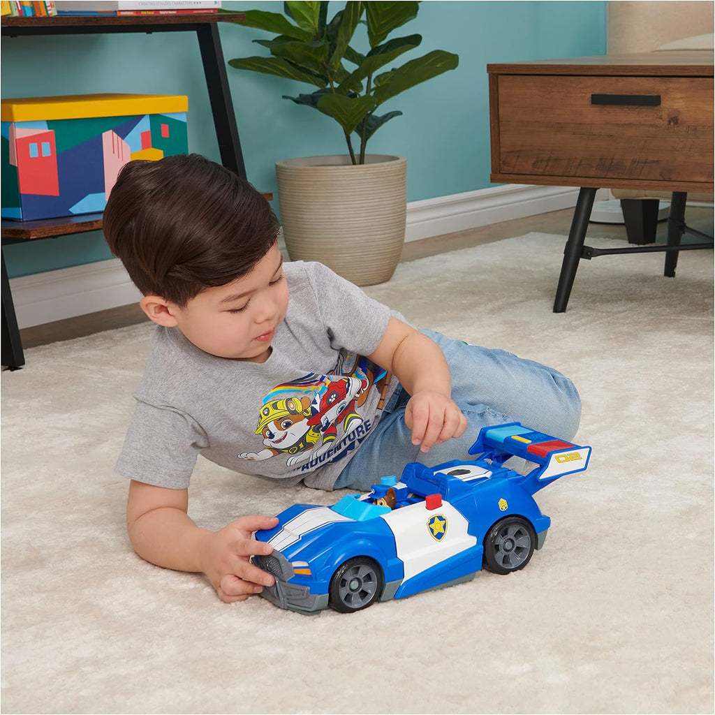 2-in-1 Transforming Toy Car with Motorcycle, Lights, Sounds and Action Figure B834