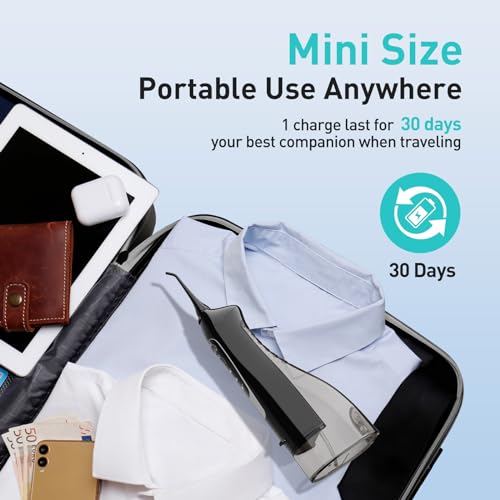 Portable Cordless Oral Irrigator 300ML Rechargeable IPX7 Waterproof Electric Water Flosser G38198