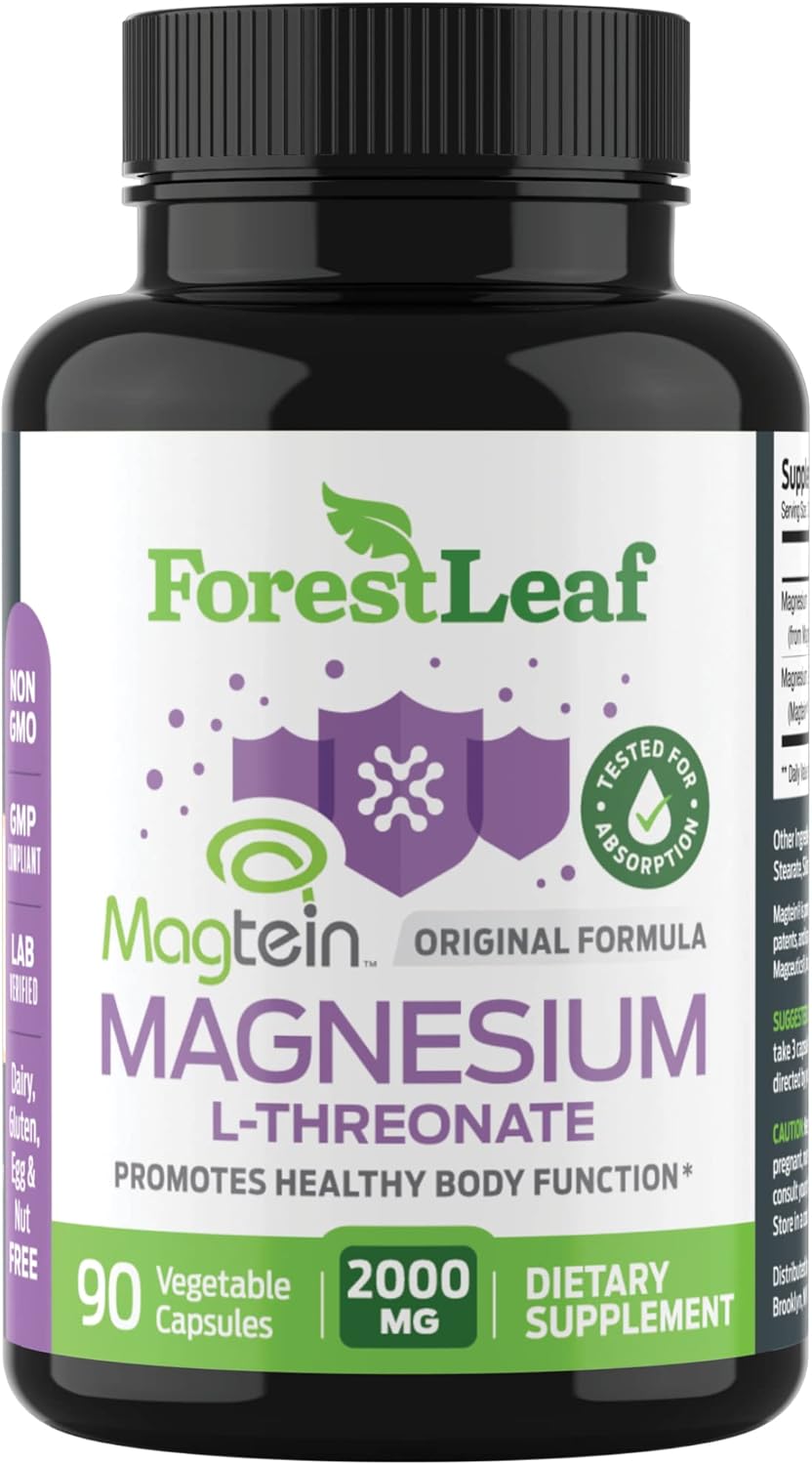 Magnesium L-Threonate Capsules 2000mg 90 Count C47991